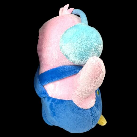 Pud Gy Pink Penguin Blue Earmuffs Plush Soft Toy Stuffed Animal - Picture 7 of 7